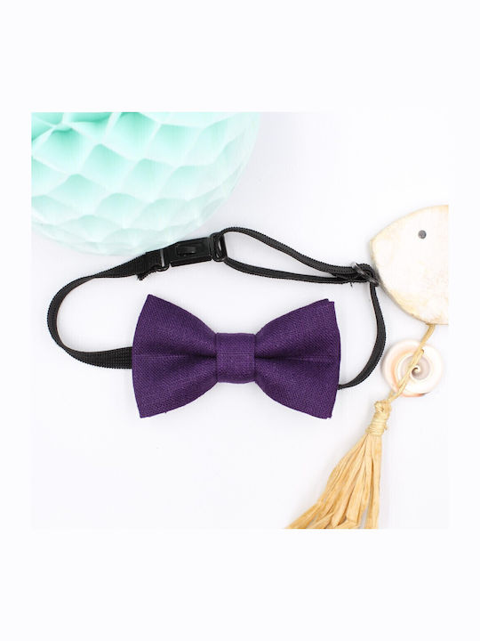JFashion Cravată Tesătură Pentru Copii Violet