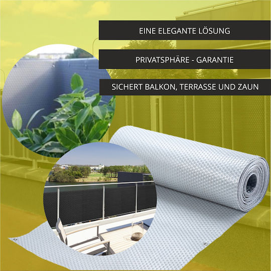 Kadax Schattentrennwand Gray 0.9x7m