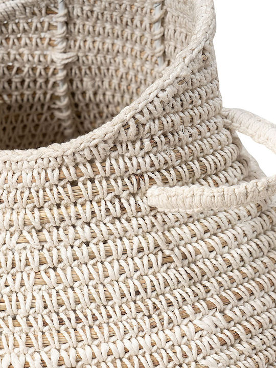 Decorative Basket Wicker with Handles S Line