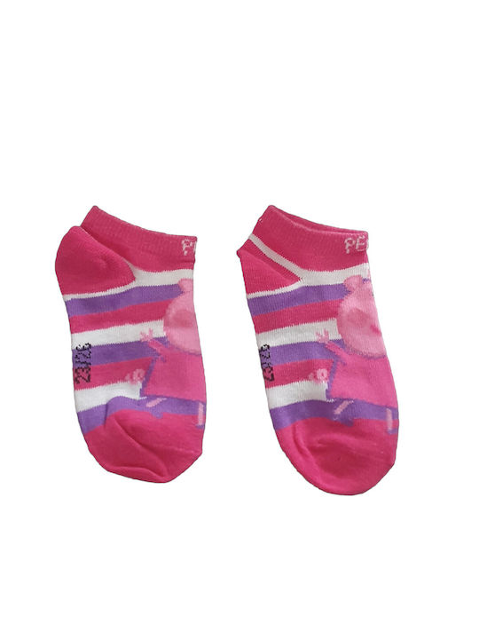 Peppa Pig Kids' Ankle Socks Pink