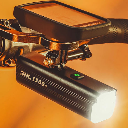 Rockbros 5000mAh Vorderseite Fahrradlicht