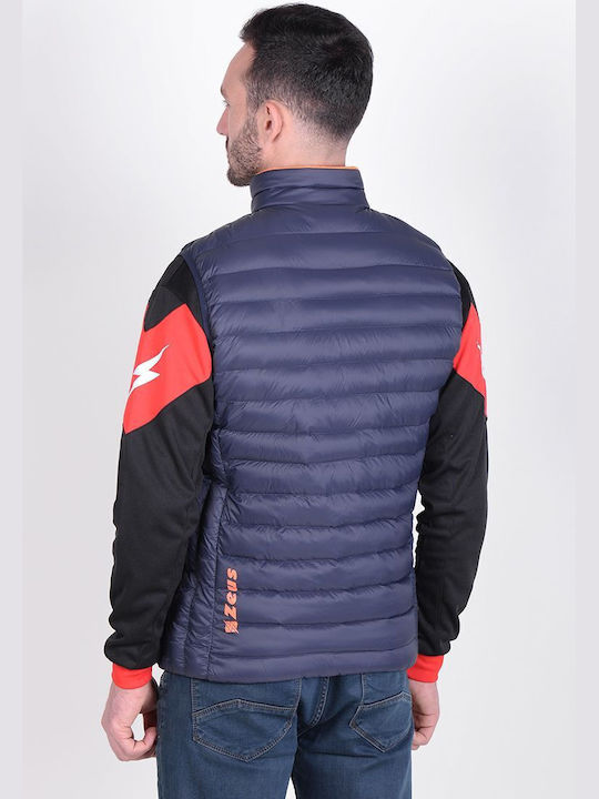 Zeus Smanicato Hercolano Ärmellos Herren Jacke Blau