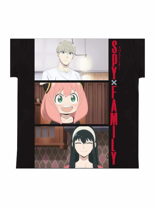 Spy X Family Trio Shots Black T-shirt