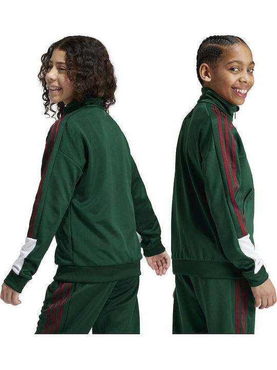 Athletic Kids Cardigan Cotton Green Tiro