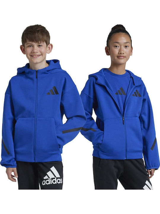 adidas Παιδική Ζακέτα Φούτερ Z.n.e Full-zip Μπλε