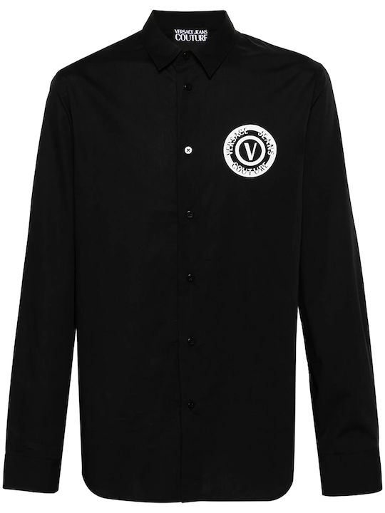 Langärmlig Jeans Hemd Black