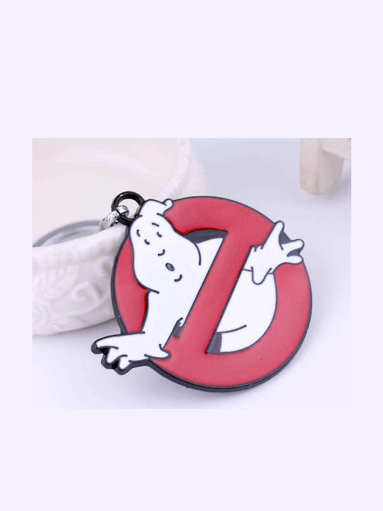 Ghostbusters Schlüsselanhänger in Rot-Weiß