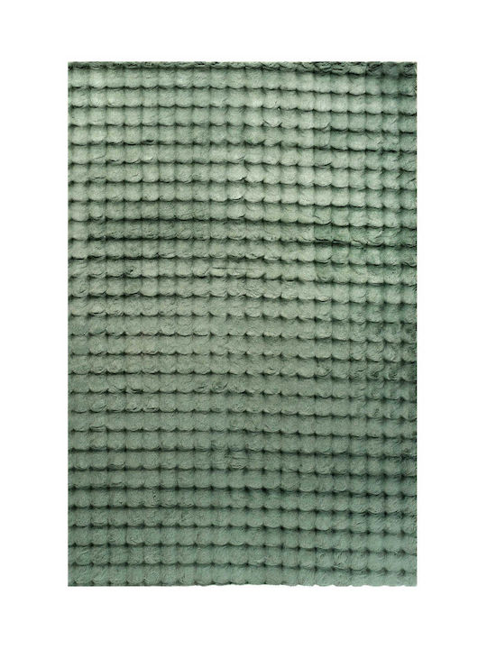 Tzikas Carpets Fuzzy 26164-041 Rug Rectangular Shaggy Furry Green