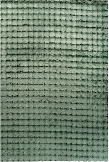 Tzikas Carpets Fuzzy 26164-041 Rug Rectangular Shaggy Furry Green
