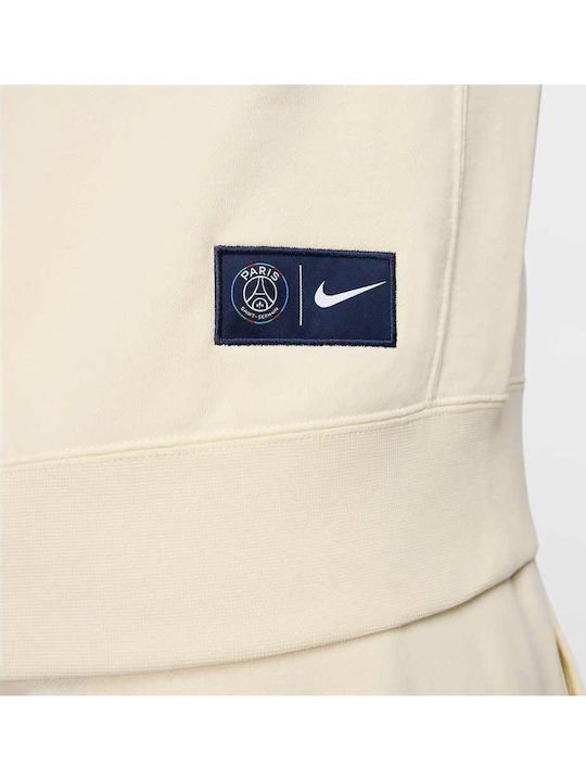 Paris Saint-germain Суитшърт с Качулка Бежов