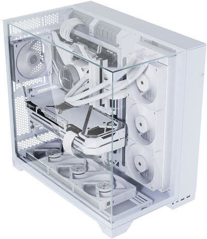 Lian Li O11 Vision Gaming Midi Tower Κουτί Υπολογιστή με Πλαϊνό Παράθυρο Λευκό
