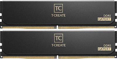 TeamGroup T-create Expert 32GB DDR5 RAM cu 2 module (2x16GB) și Viteză 7200 pentru Desktop