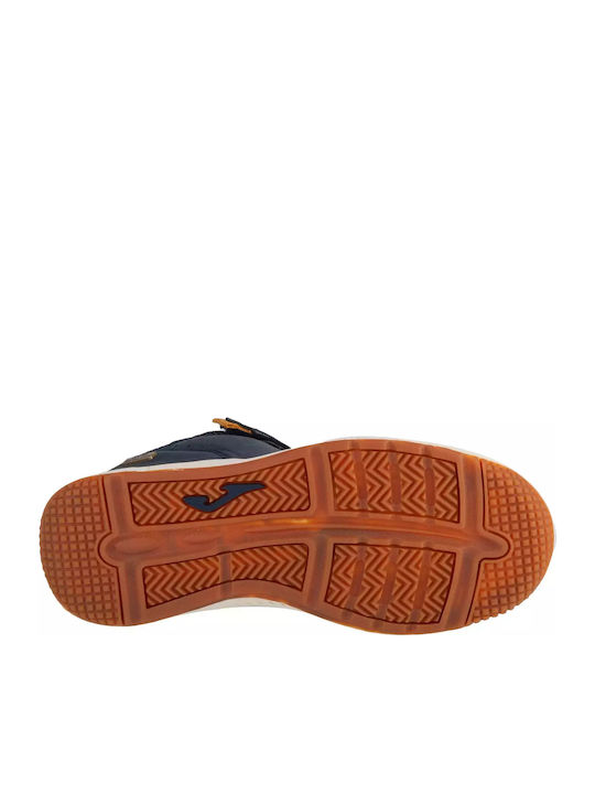 J.torcon Jr Kids Sneakers High with Hoop & Loop Closure Navy Blue