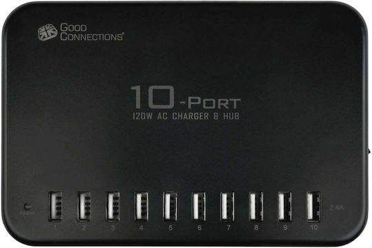 Good Connections Hub USB 3.2 Cu 10 Porturi Și Conectare USB-A