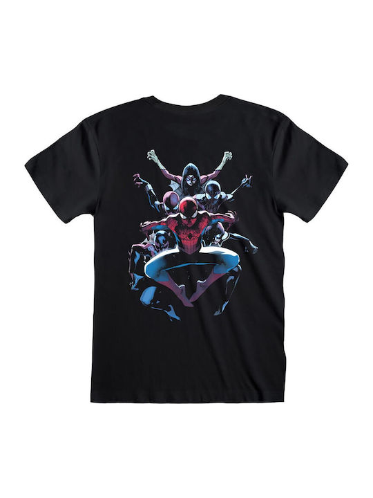 Heroes INC T-shirt Μαύρο Βαμβακερό