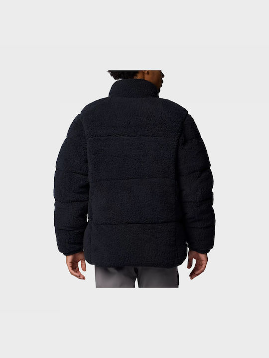 Columbia Puffect Ii Sherpa Fleece Jacket Puffer BLACK