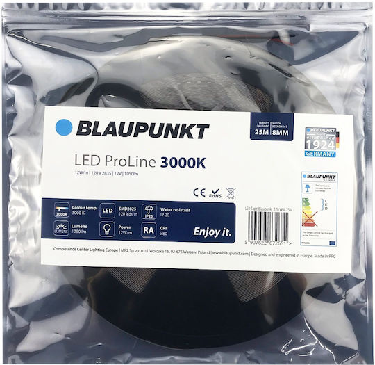 Blaupunkt Led Tape Pro Line 25m 12w/m Warm White