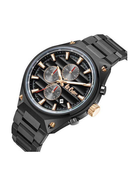 Lee Cooper Dual Time Ρολόι Μπαταρίας με Μεταλλικό Μπρασελέ Lee Cooper Dual Time Ρολόι Μπαταρίας με Μεταλλικό Μπρασελέ