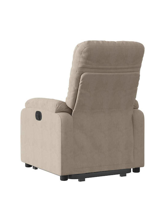 Πολυθρόνα Relax με Υποπόδιο Taupe 75x89.5x103.5cm
