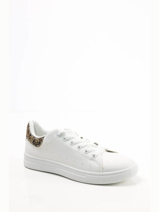 Ligglo Damen Sneakers White / Leopard