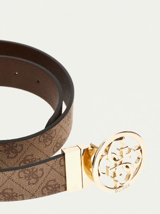 Noelle Leather Women's Belt Brown