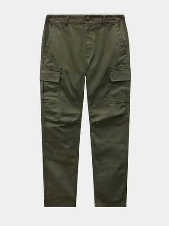 Millerville Ανδρικό Παντελόνι Cargo Regular Fit Πράσινο Χακί
