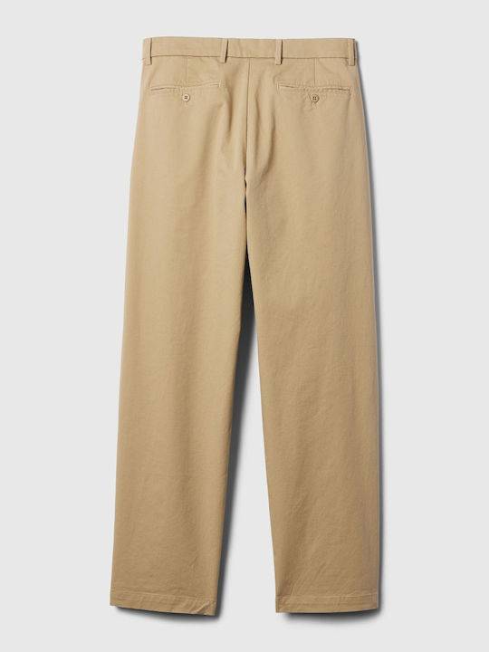 Trousers in Baggy Line khaki