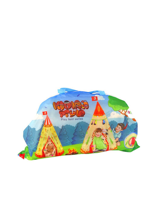 Lean Toys Детски шатър Индийски Екрю за 3 18 години и нагоре