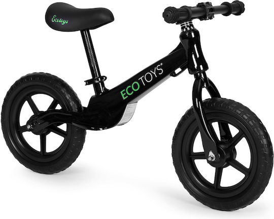 Ecotoys Bicicletă de Echilibru pentru Copii Negru