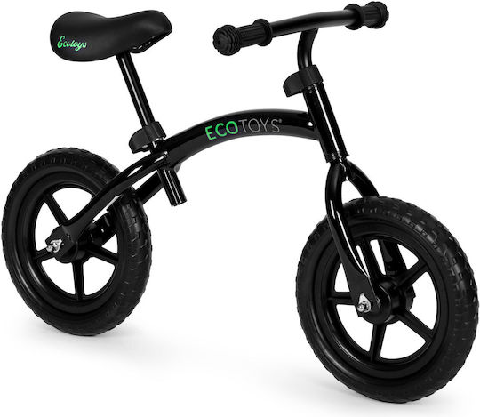 Ecotoys Bicicletă de Echilibru pentru Copii Negru