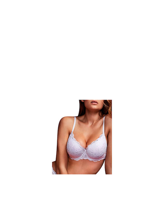 Lormar Plunge Plunge Bra White