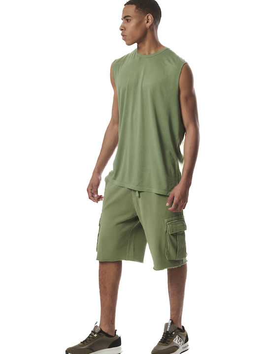 Body Action Men's Short Sleeve T-shirt Green