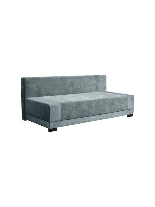 Quatro Двуместен Диван Спалня Текстил със съхранение Тюркоаз 200x88x88см.