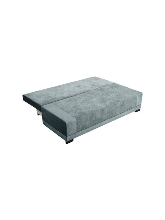 Quatro Двуместен Диван Спалня Текстил със съхранение Тюркоаз 200x88x88см.