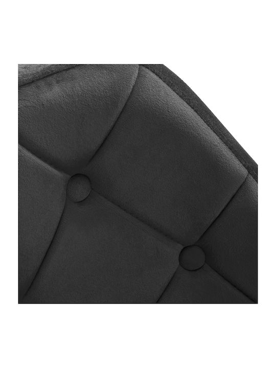 4rico Swivel Chair Qs-bl14g Gray Velvet