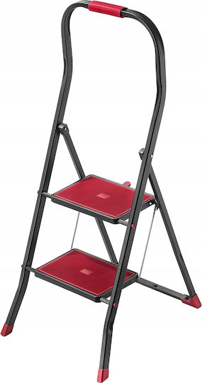 Kadax Leiter Aluminium mit 2 Stufen