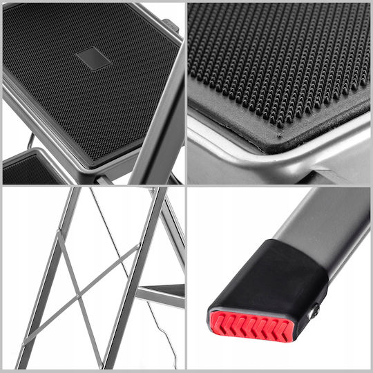 Kadax Ladder Aluminum with 2 Steps