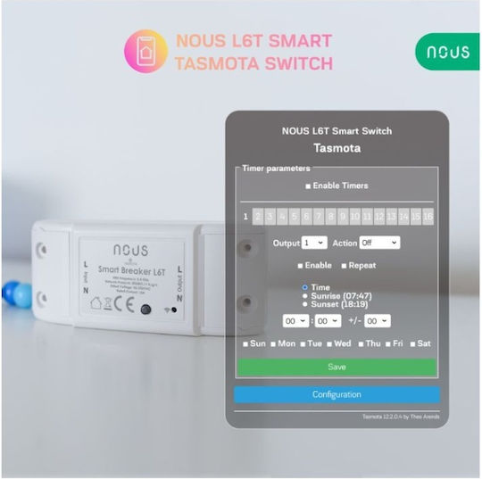 Nous Smart Intermediate Switch Wi-Fi