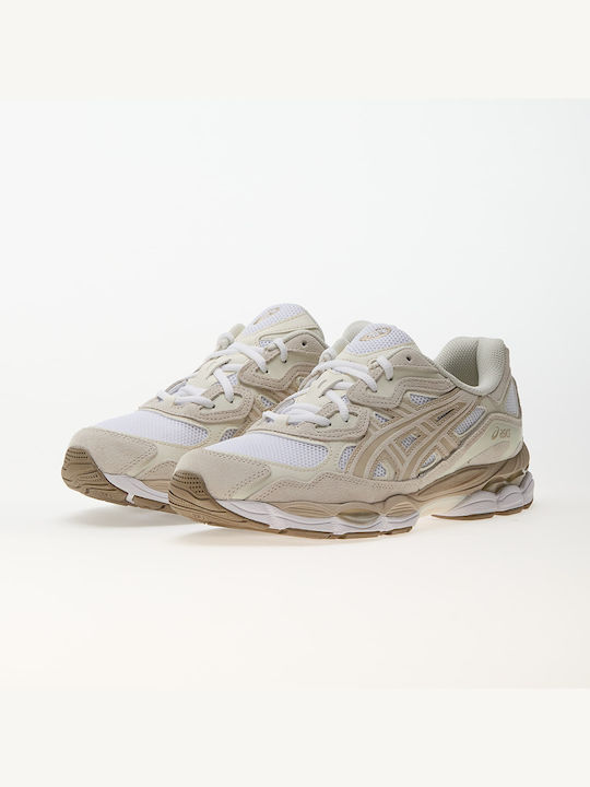 Gel-NYC Sneakers Weiß / Feder Grau