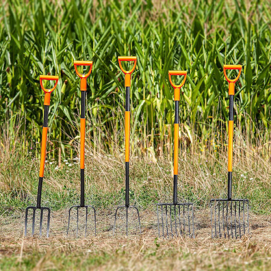 Kadax 26181 Gartenrechen Bogenharke mit Stiel