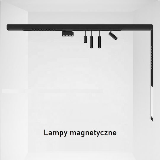 Greenie LED Комерсиално Линейно Осветление Светило Таван 12W Топло бяло с Регулируема Интензивност 11см.