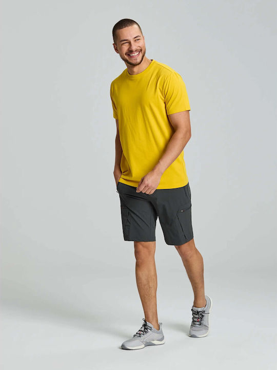 Slam Men's Short Sleeve T-shirt Yellow