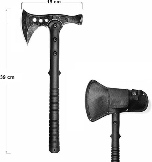 Τσεκούρι Μήκους 39cm και Βάρους 700gr με Πλαστική Λαβή