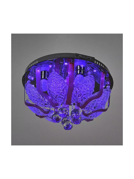 Ceiling Mount Light Purple with Socket E27