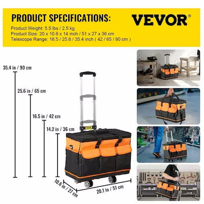 Werkzeugtasche Über die Schulter L20xB10.6xH14cm