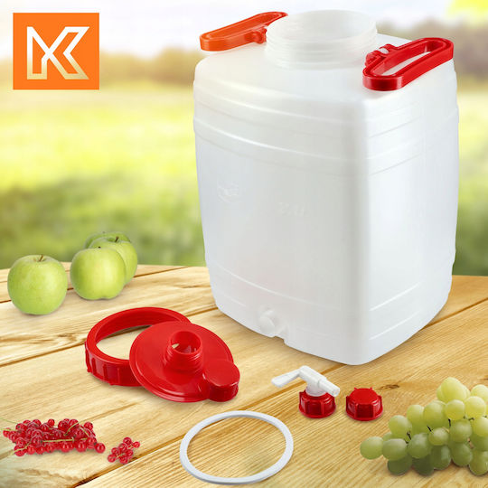 Kadax 26205 Πλαστικό Μπιτόνι με Κάνουλα 20lt