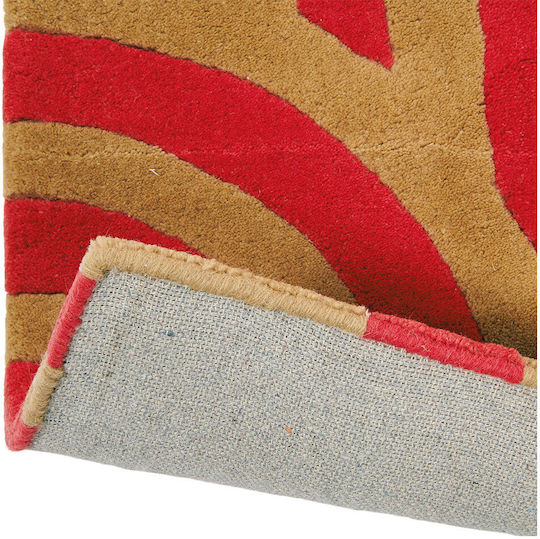 Florence Broadhurst Lucrat manual Covor Rectangular Din lână Claret