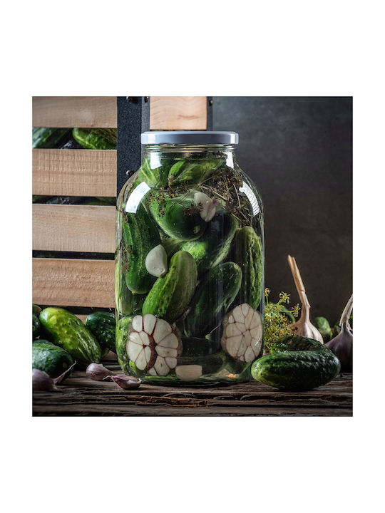 Kadax Vaza Uz General cu capac Sticlă Transparent 4000ml