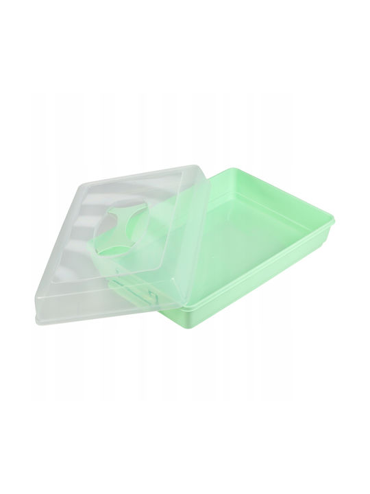 Kadax Set 1pcs Containers General Use with Lid Plastic Green