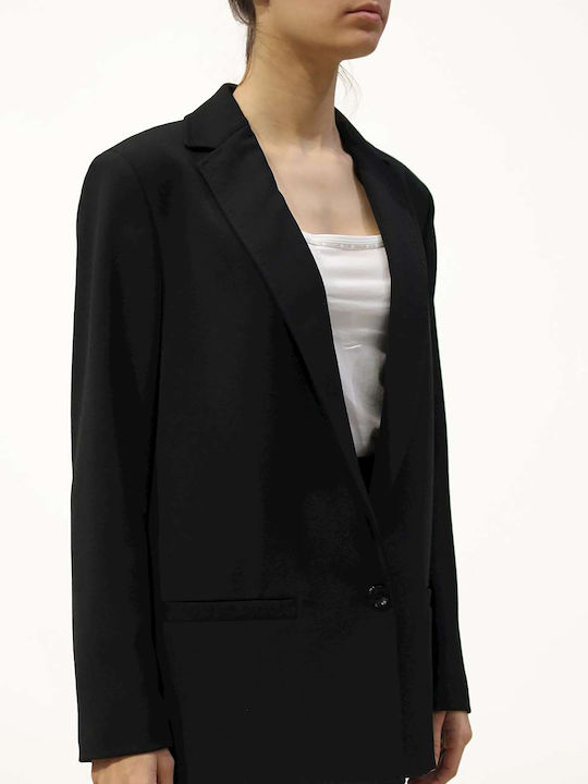 Manila Grace Women's Blazer Black